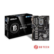 ASRock Intel H110 Pro BTC+ ATX Motherboard 88 TECH 