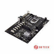 ASRock Intel H110 Pro BTC+ ATX Motherboard 88 TECH 