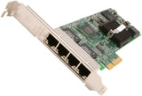 88TECH INTEL E1G44ET2BLK Gigabit ET2 Quad Port Server Adapter - 88 TECH