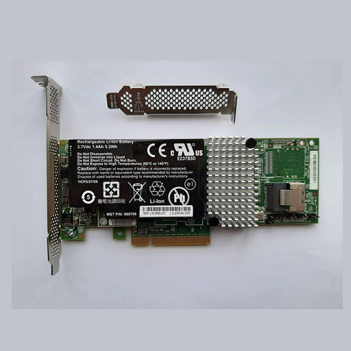 LSI 9750-4i 4-Port 6Gb/s PCI Express SATA+SAS RAID Controller Card + Battery Backup Unit Kit LSI 