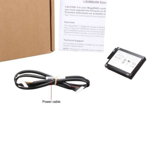 LSI Logic LSI00264 LSIIBBU08 Battery Backup Unit For MegaRaid SAS 9260 and 9280 Series Controllers LSI 