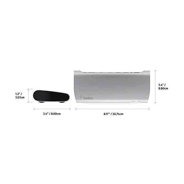 Belkin Thunderbolt 3 Express Docking Station with 80 cm Active Cable - F4U095vf 88 TECH Belkin, F4U095vf, Thunderbolt 3, USB C